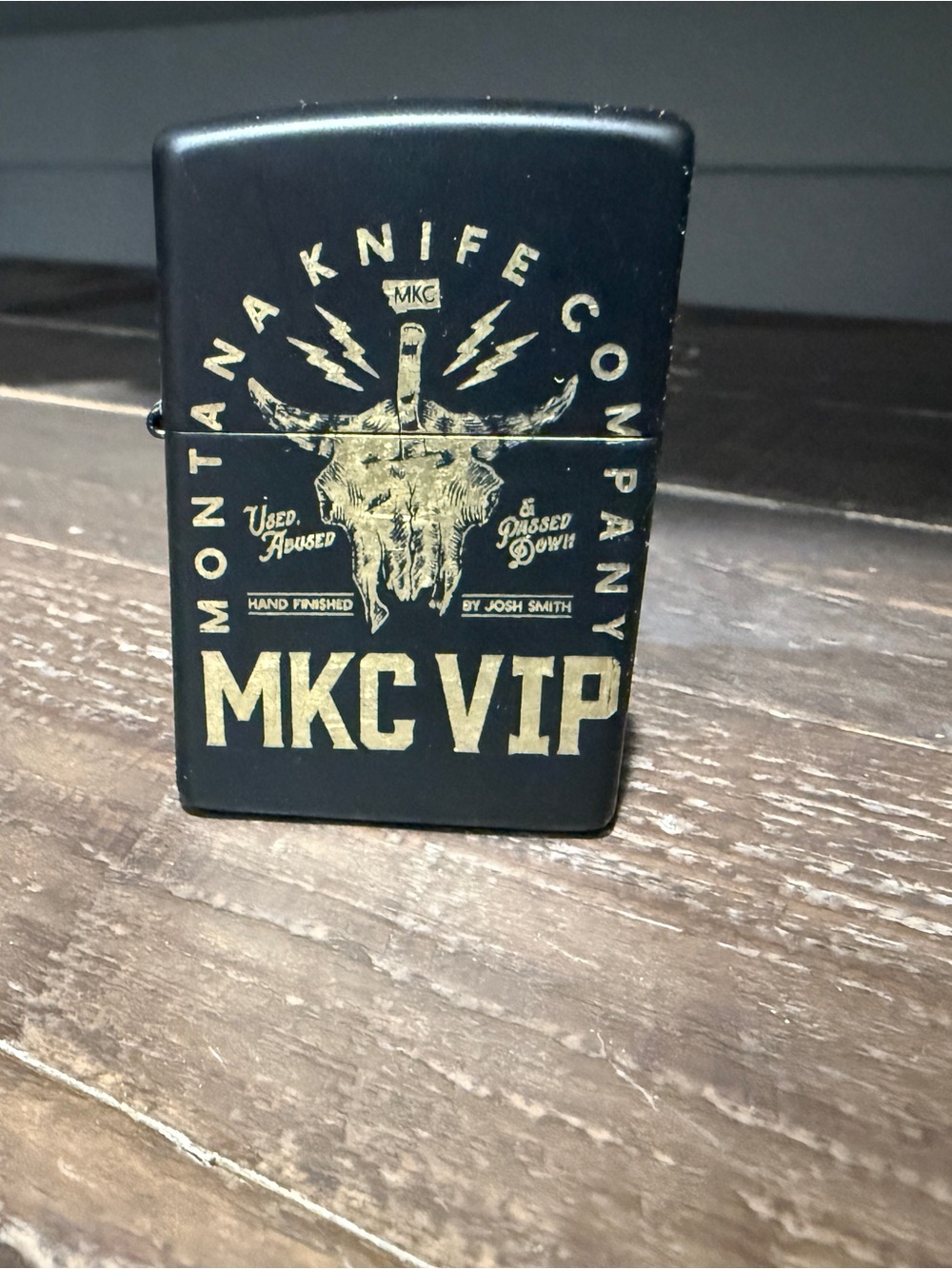 MKC VIP Black and Gold Pocket Lighter - Montana Knife Co.